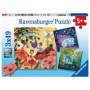 Puzzle Personaje Magice, 3X49 Piese Ravensburger - 2